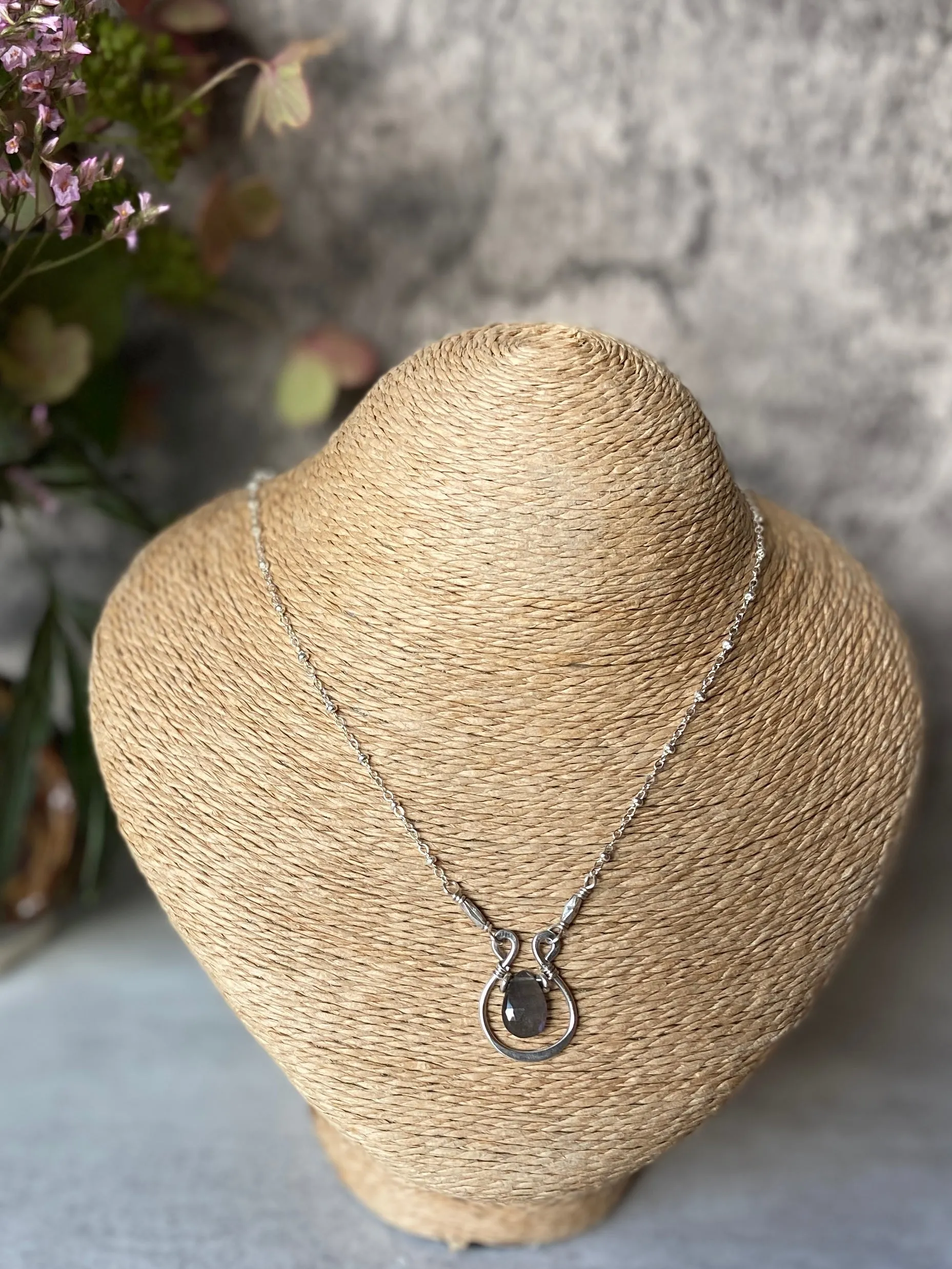 Gem Horseshoe Necklace