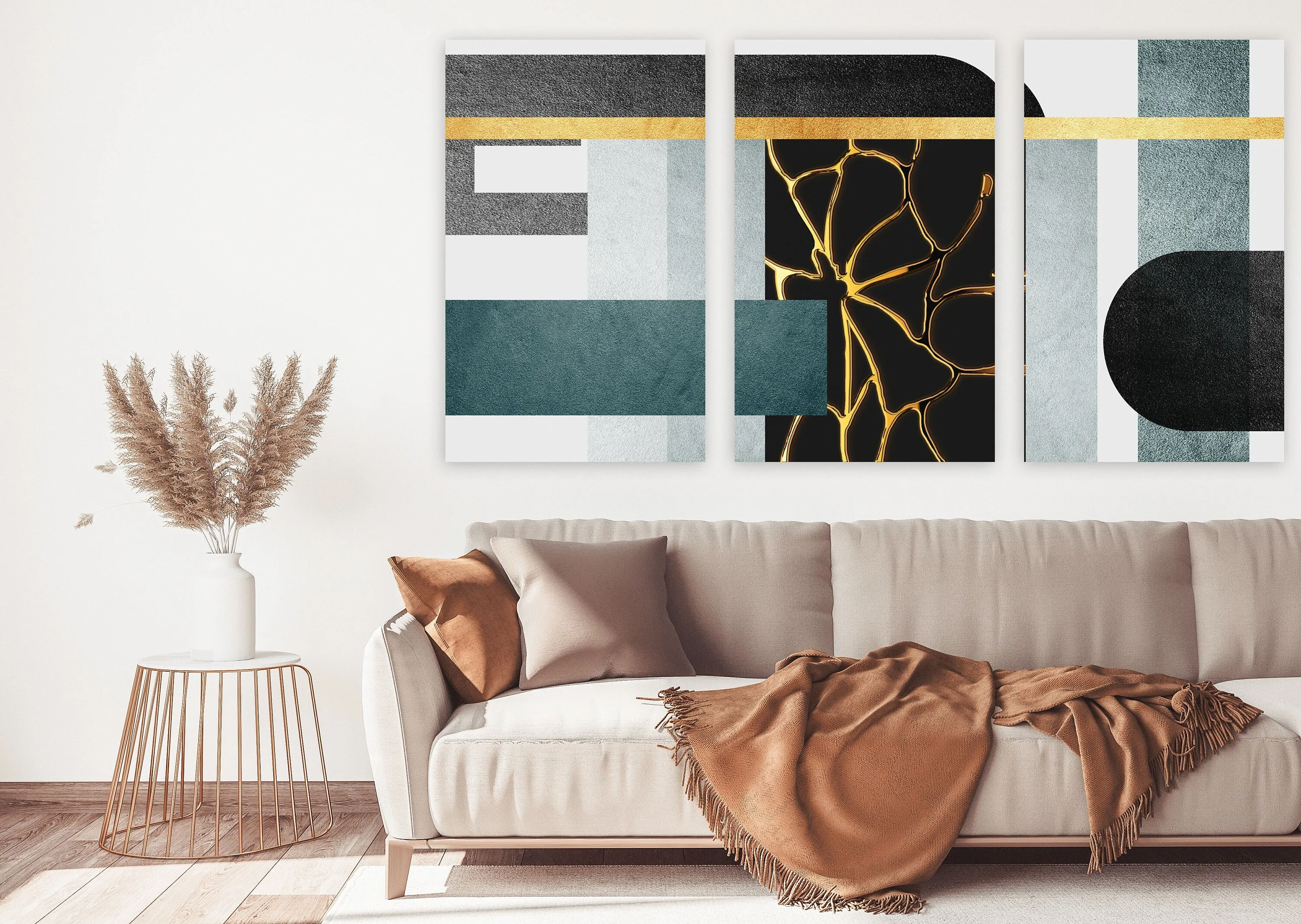 Geometric abstract wall art, abstract print framed canvas painting, abstract canvas art, printable wall art abstract geometric