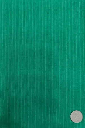 Green Stripe Cotton Novelty COT-180-02