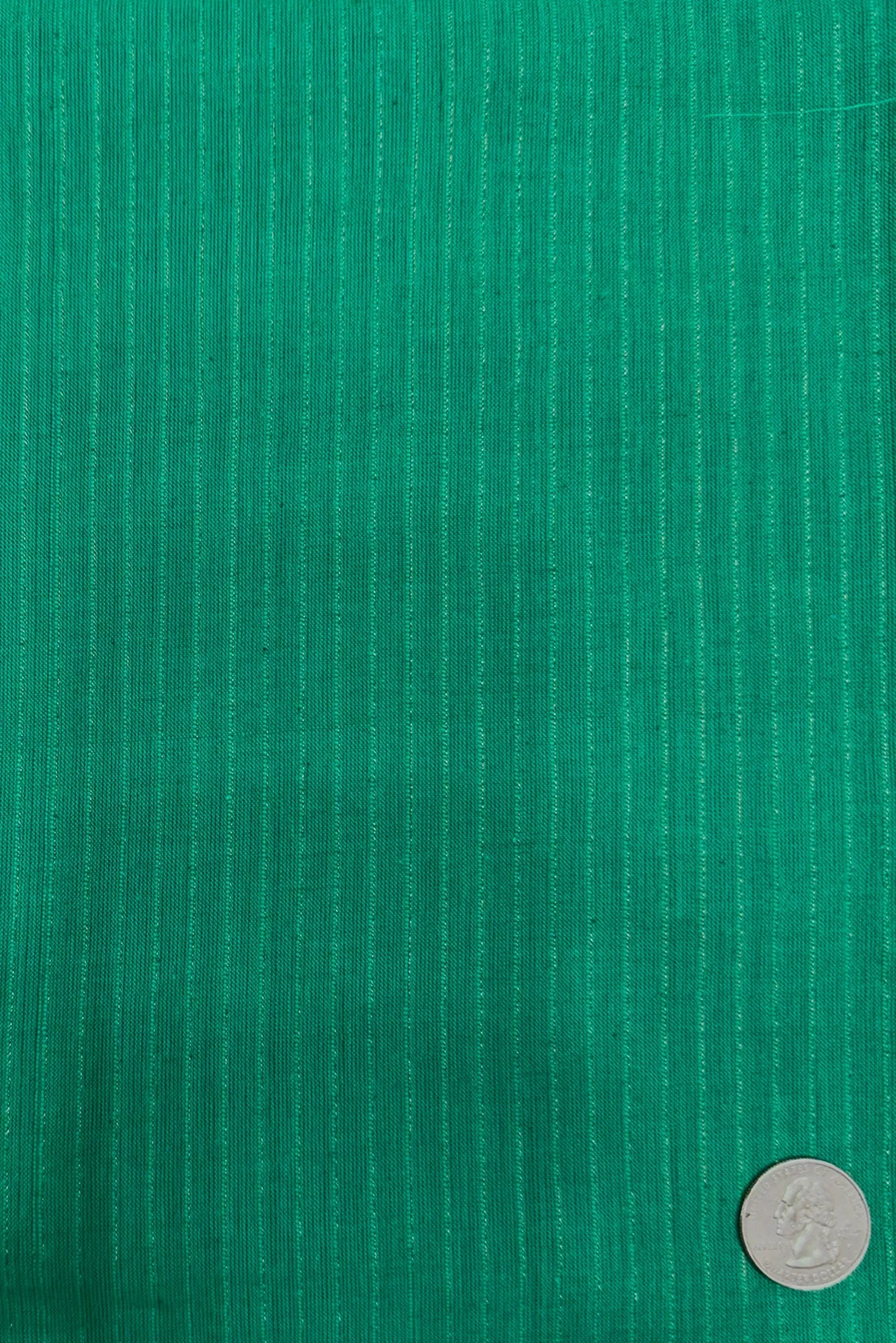 Green Stripe Cotton Novelty COT-180-02