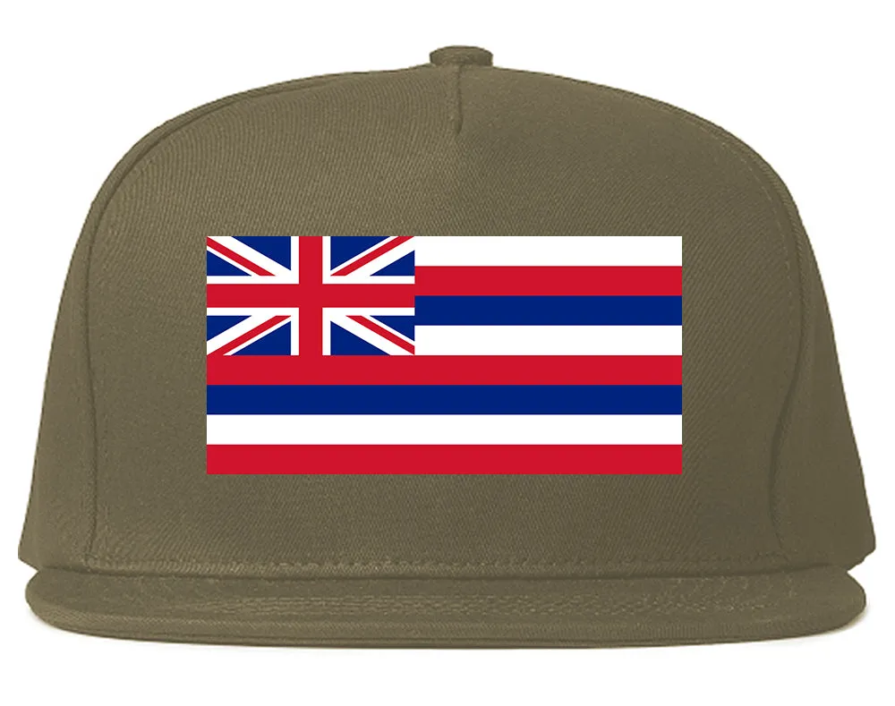 Hawaii State Flag HI Chest Mens Snapback Hat