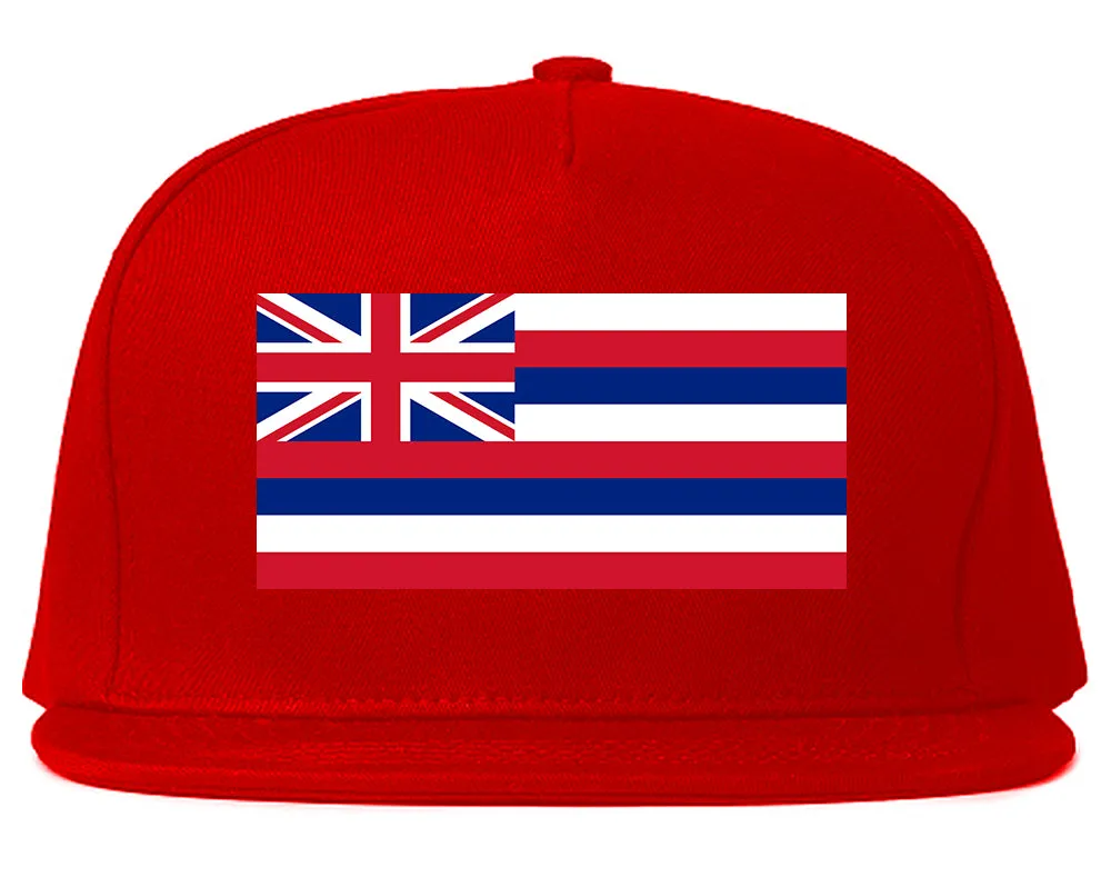 Hawaii State Flag HI Chest Mens Snapback Hat