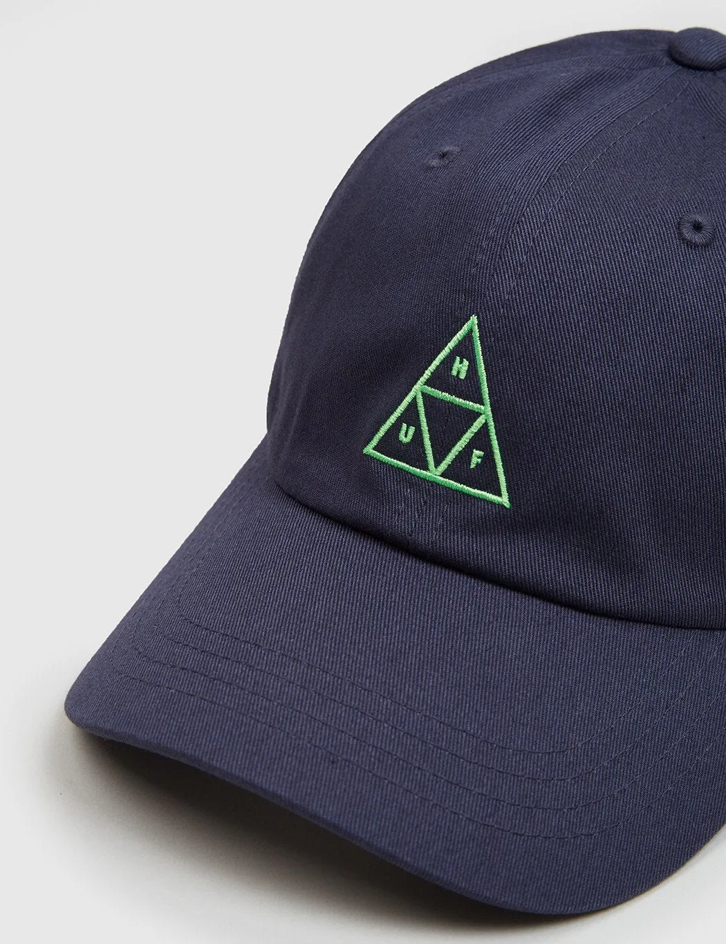 HUF Trip Tri Curved Peak Cap - Navy