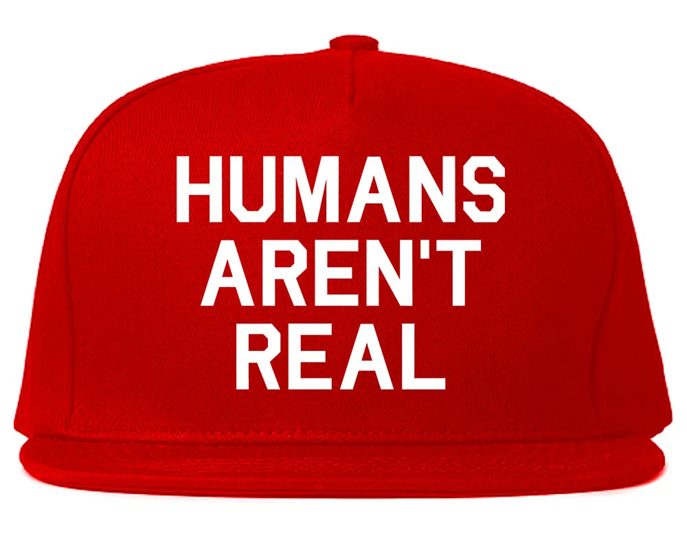 Humans Arent Real Tie Dye Hippie Rave Mens Snapback Hat