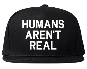 Humans Arent Real Tie Dye Hippie Rave Mens Snapback Hat