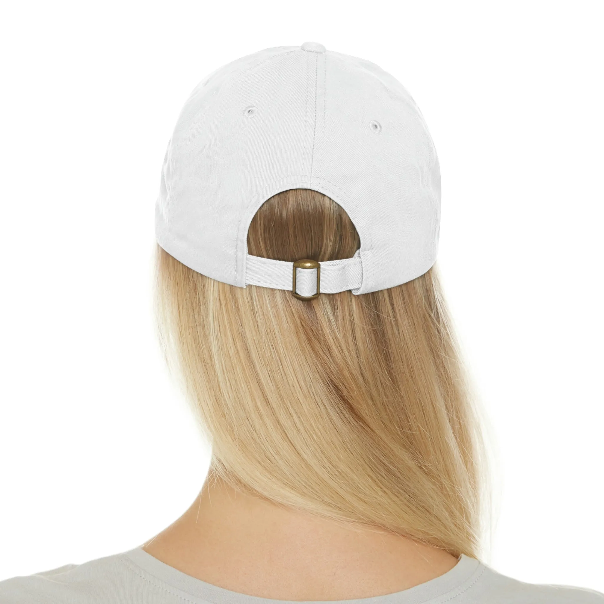 I love my Spaniel Dog POD Dad Hat with Leather Patch (Round)