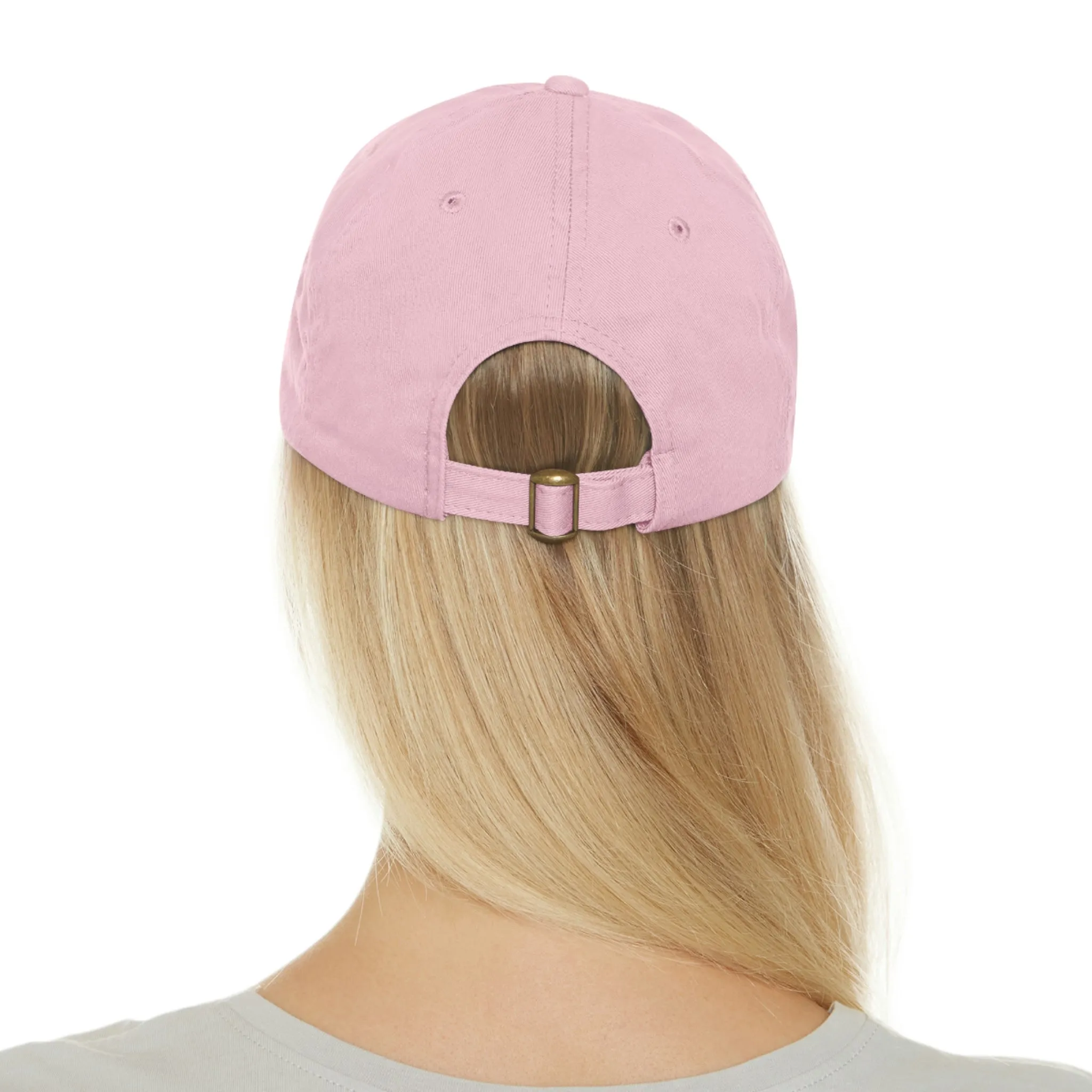 I love my Spaniel Dog POD Dad Hat with Leather Patch (Round)