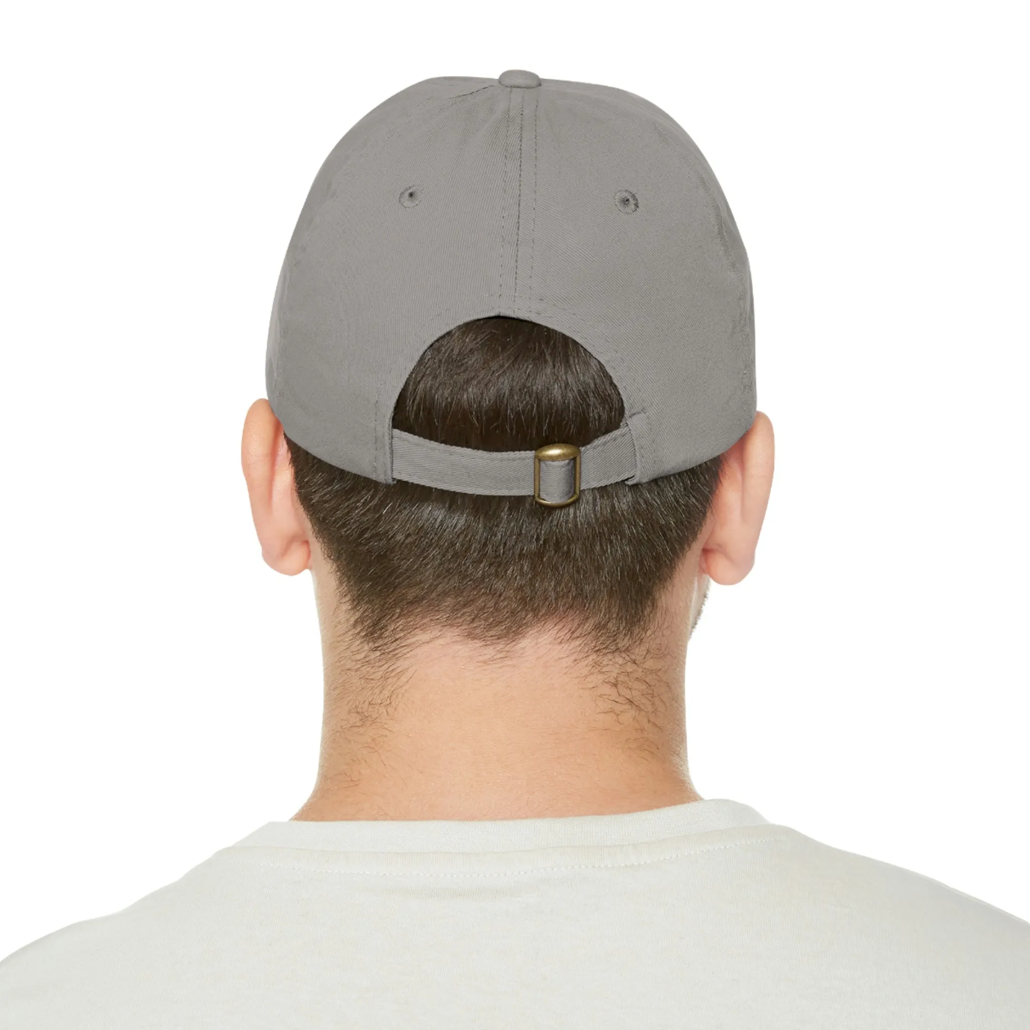 I love my Spaniel Dog POD Dad Hat with Leather Patch (Round)