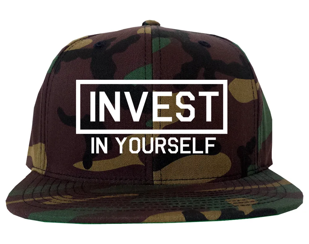 Invest In Yourself Mens Snapback Hat