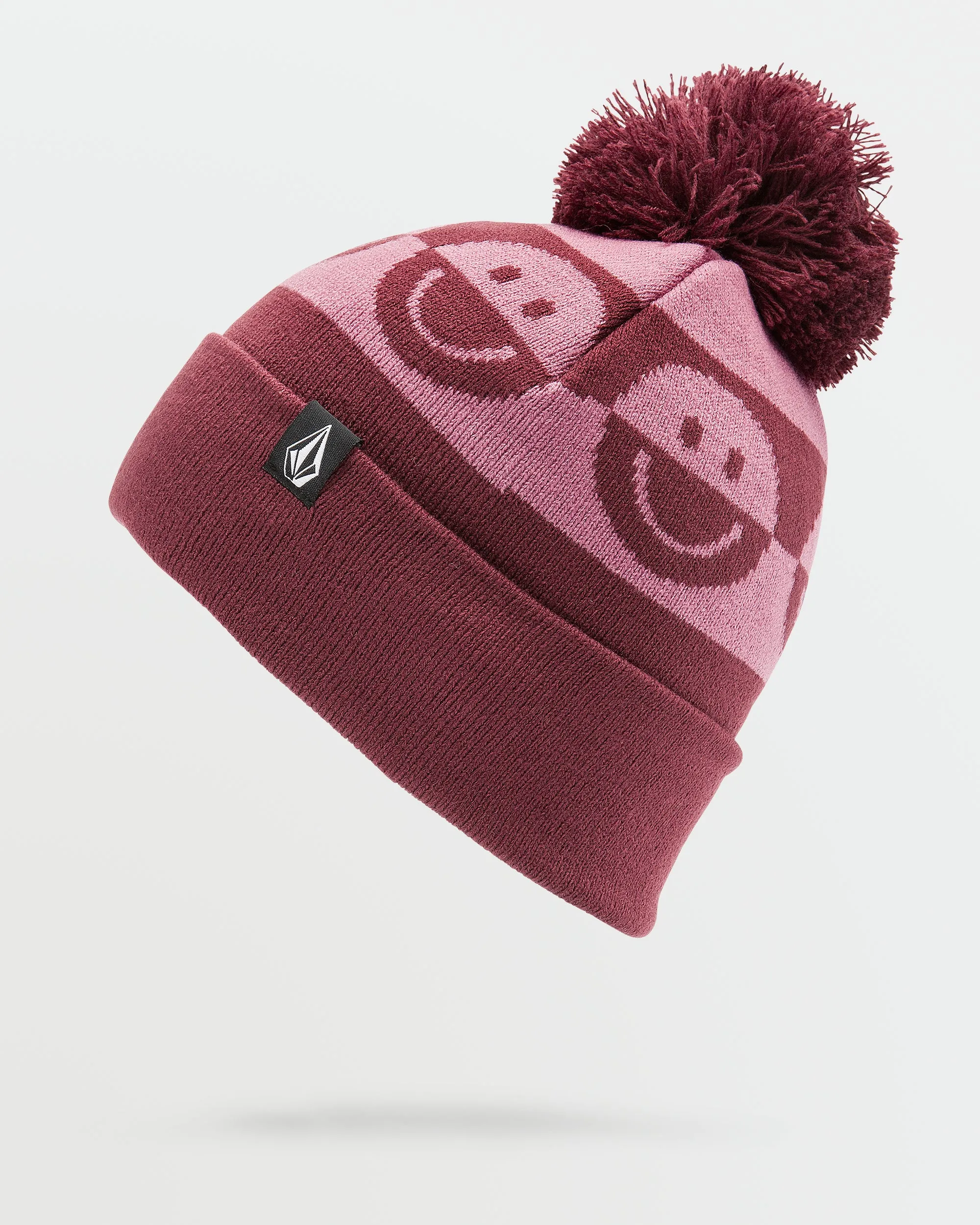 Kids Camoblast Beanie - Burgundy