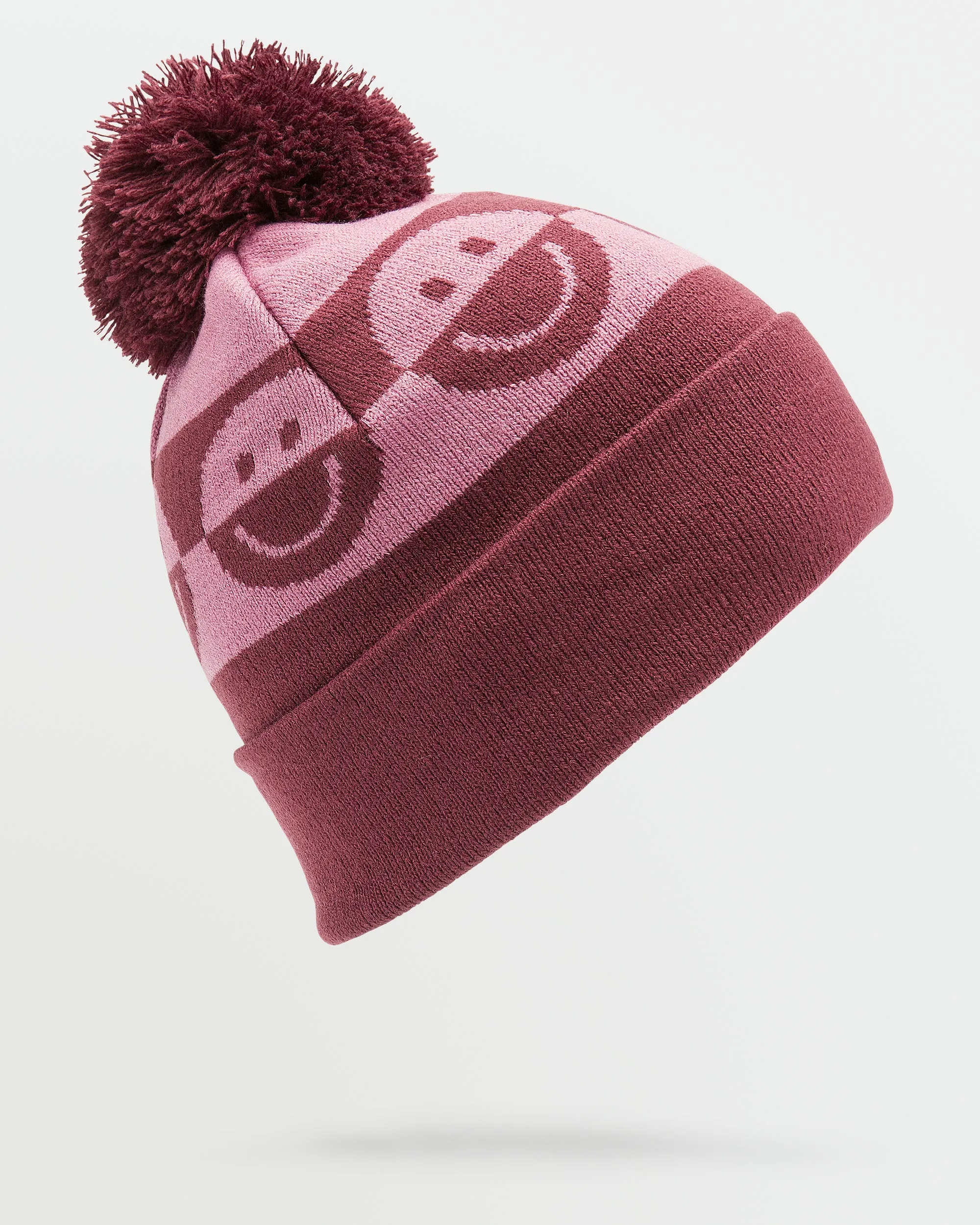 Kids Camoblast Beanie - Burgundy