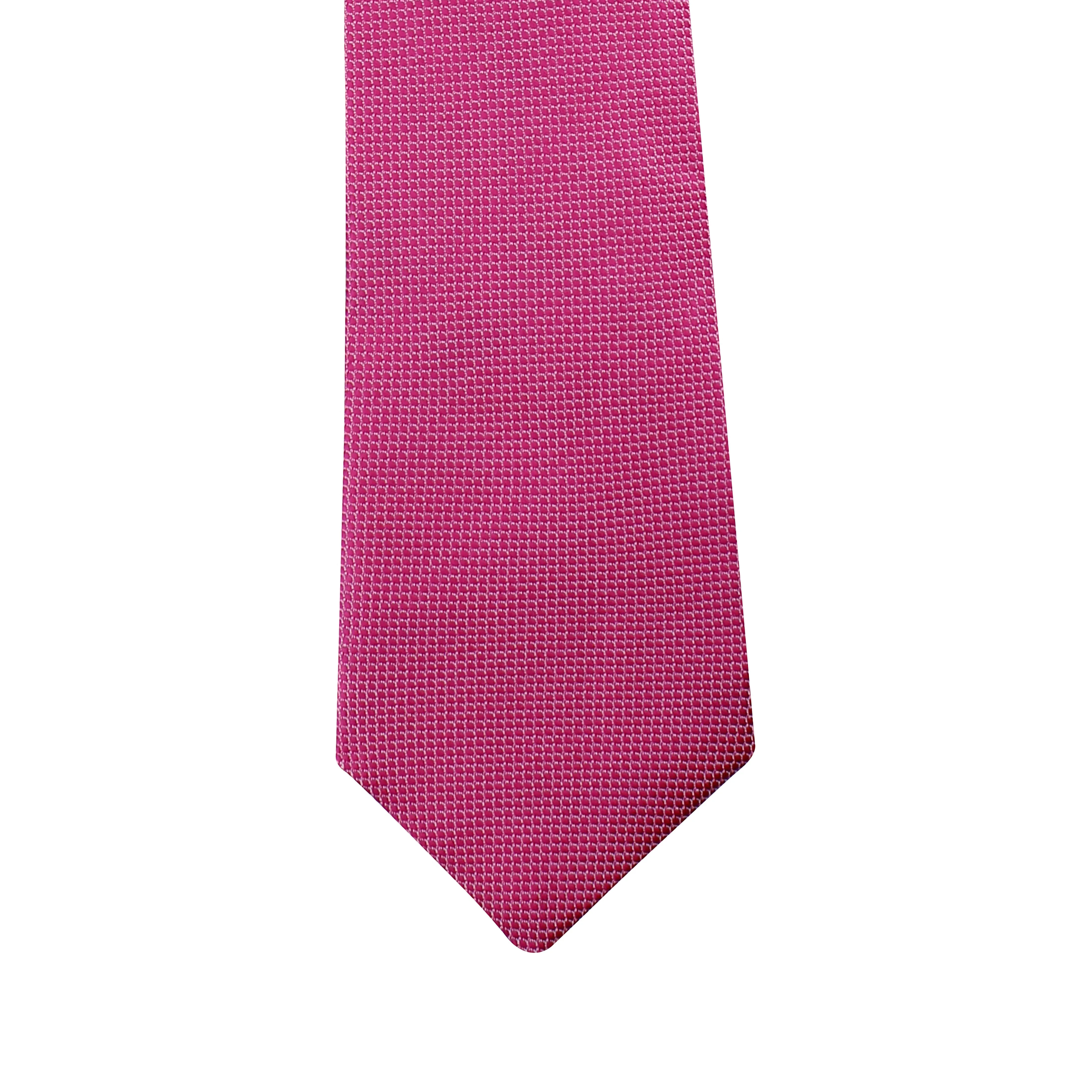 Kovove Classy Pink Checkered Neck Tie For Men