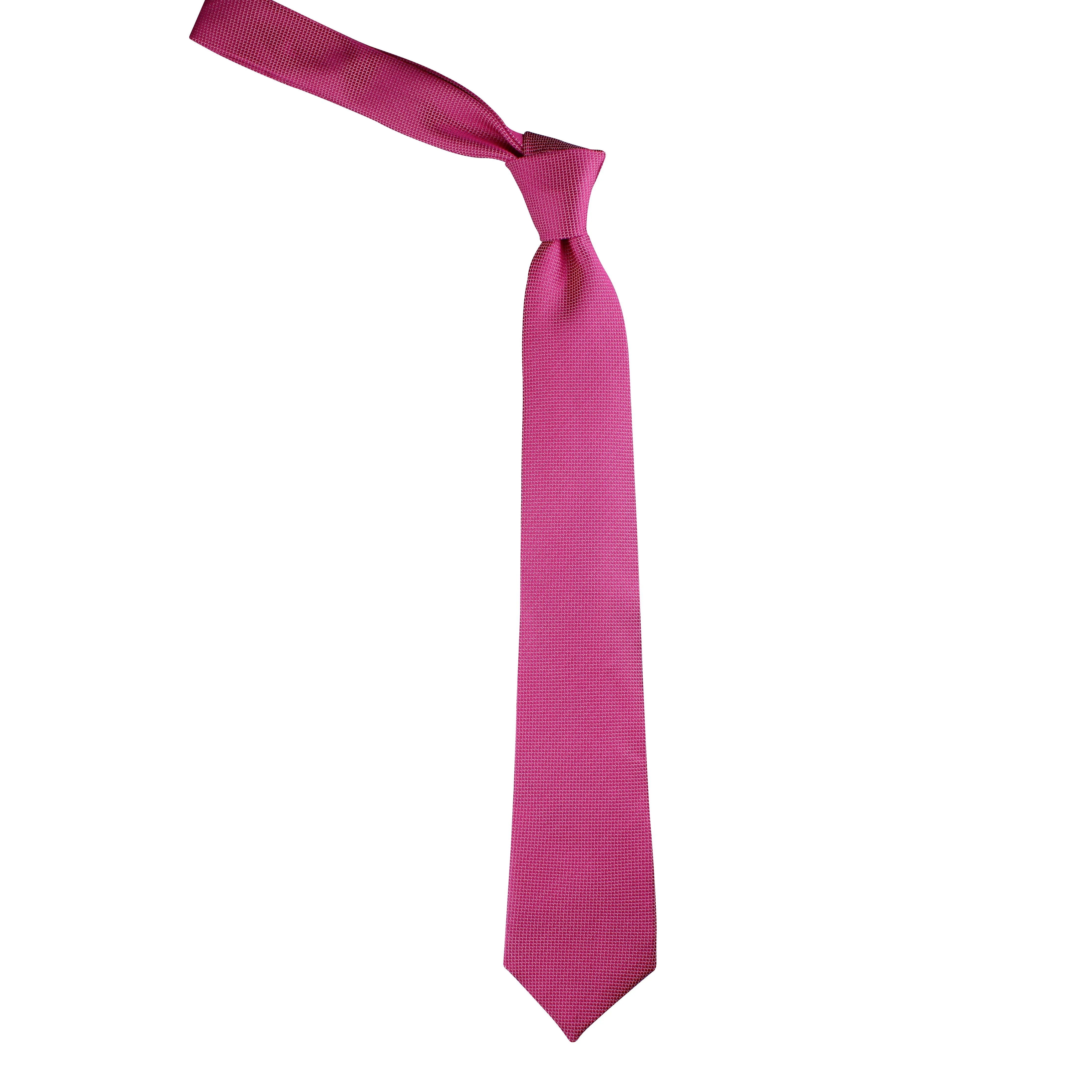 Kovove Classy Pink Checkered Neck Tie For Men