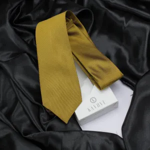 Kovove The Twining Dash Mustard Necktie For Men