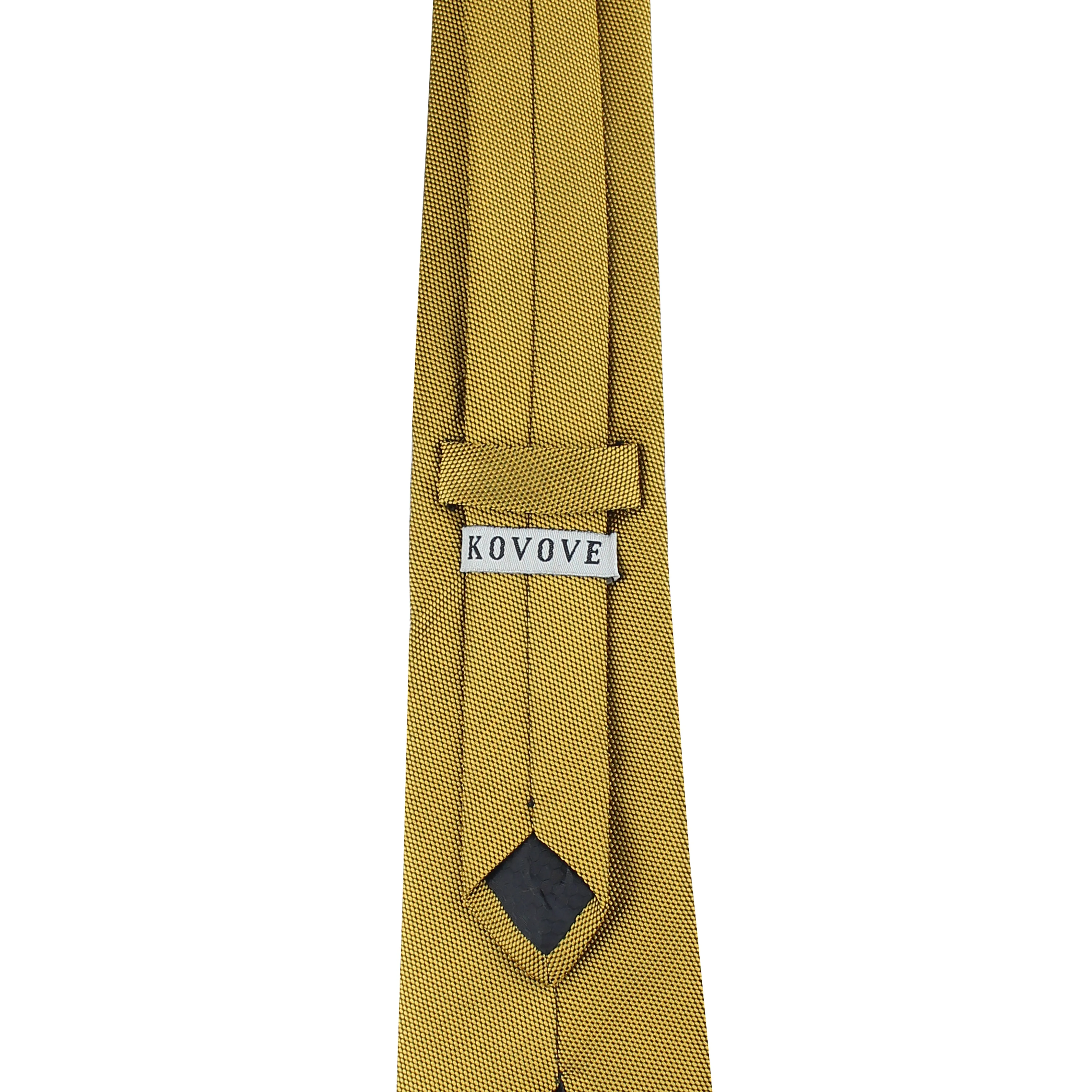 Kovove The Twining Dash Mustard Necktie For Men