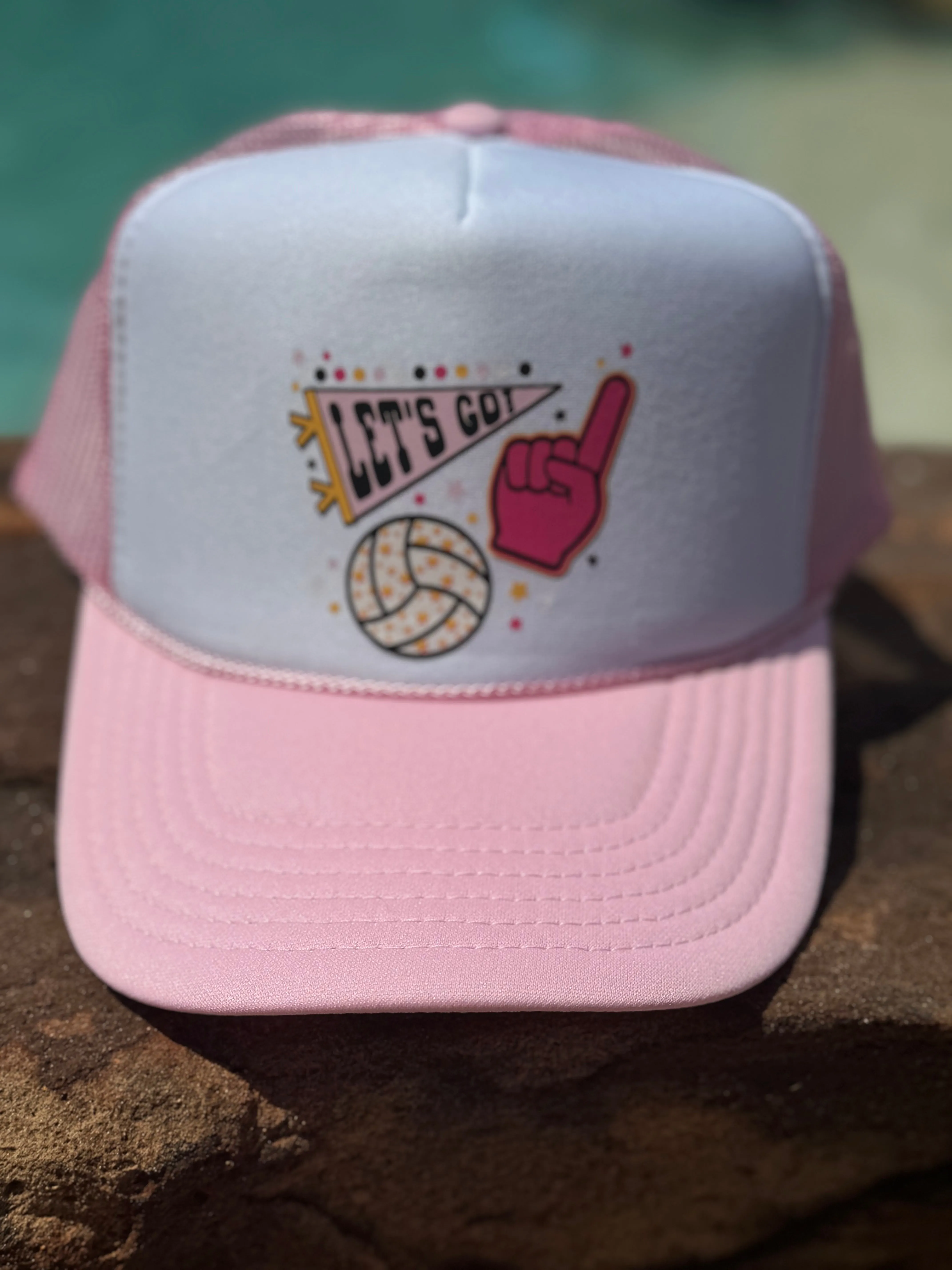 Let’s Go Volleyball Trucker Hat