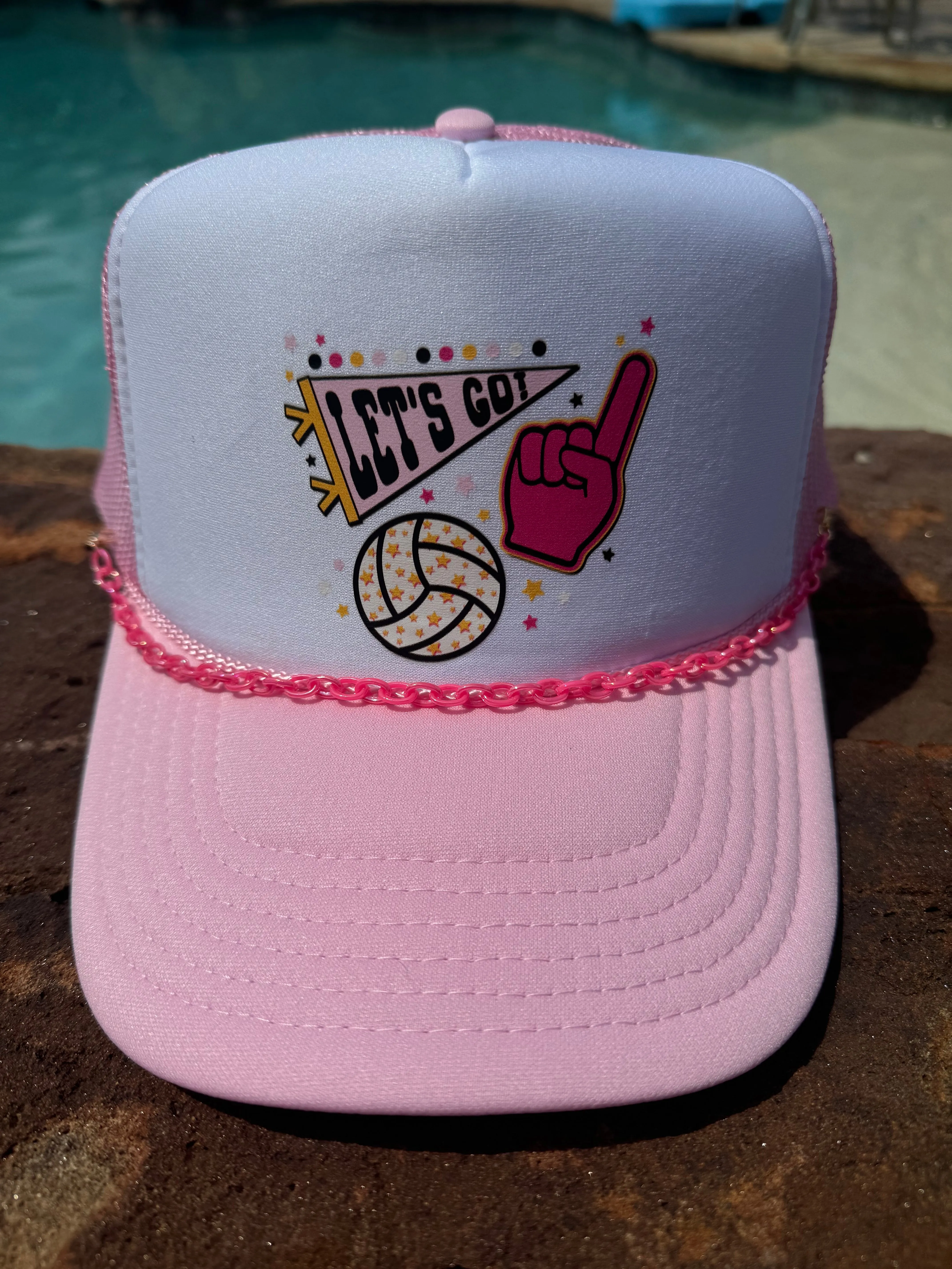 Let’s Go Volleyball Trucker Hat