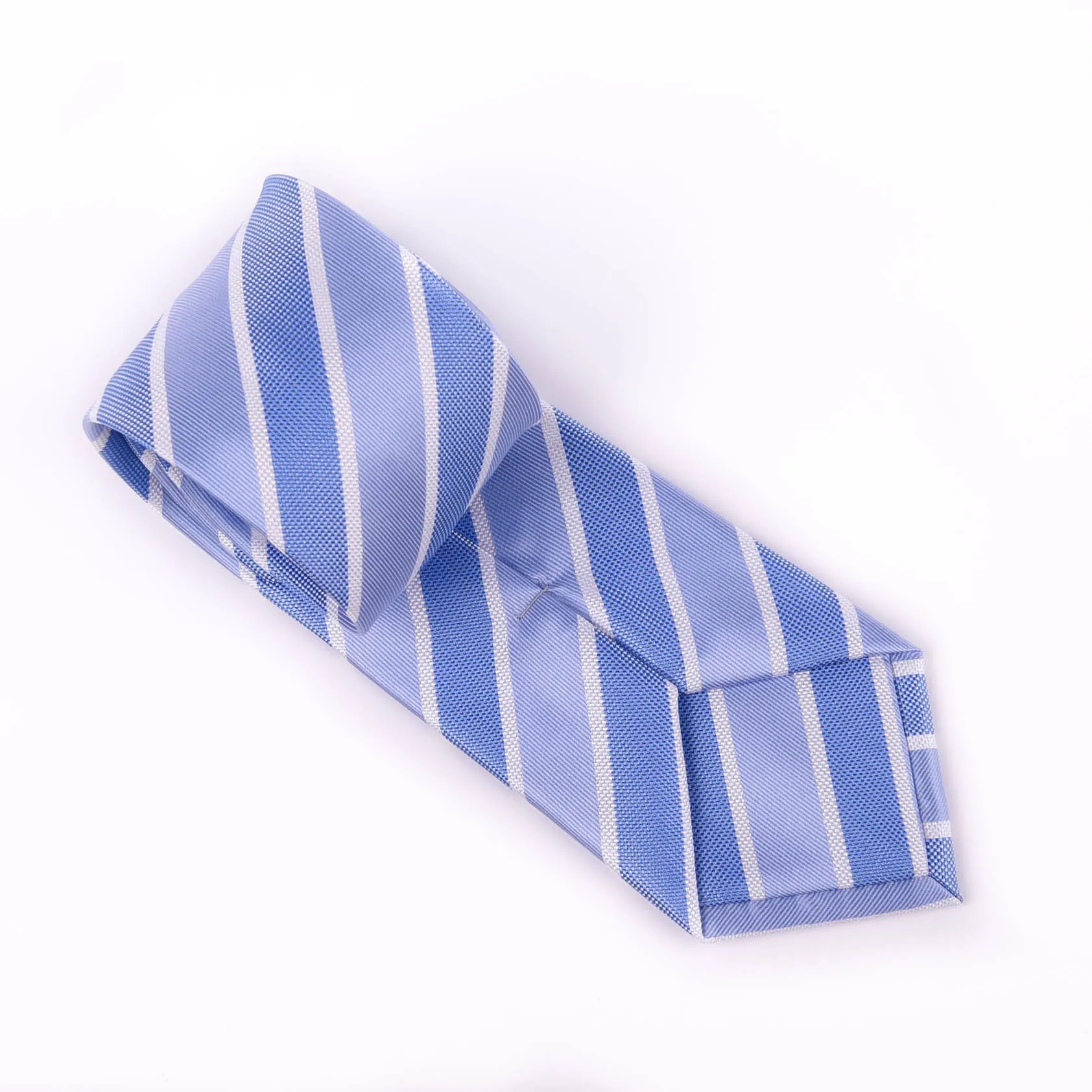 Light Blue Smart Formal Business Striped 3 Inch Tie Mens Professional Fashion