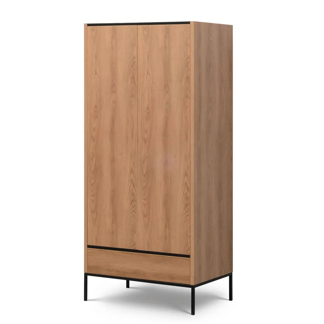 Loft Caramel Hinged Wardrobe 90cm