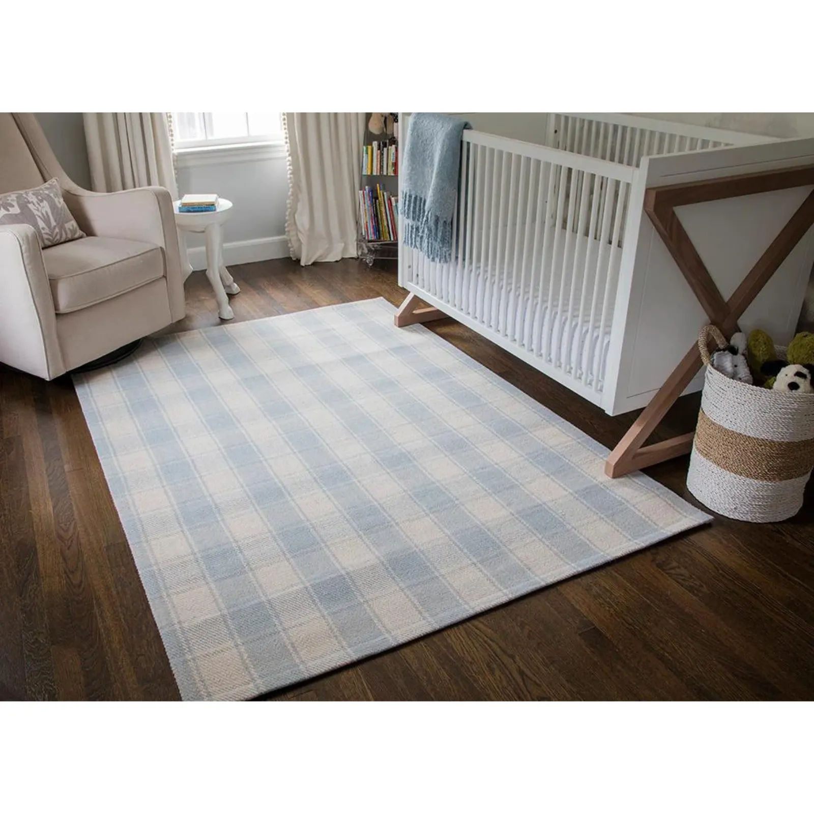 Marlby Tartan Lt. Blue Rug