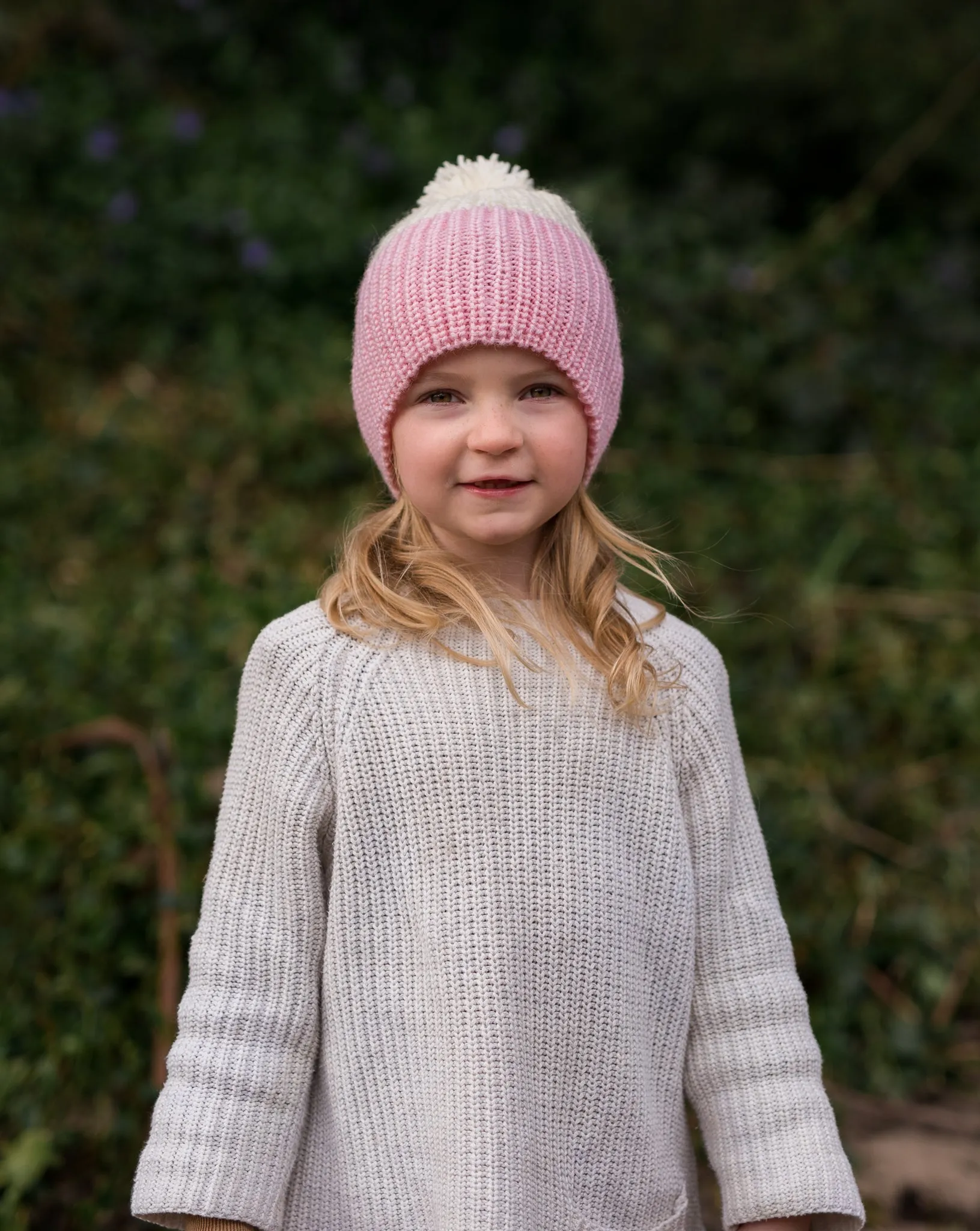 Mountain Merino Beanie Pink