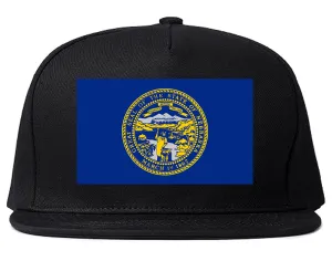 Nebraska State Flag NE Chesst Mens Snapback Hat