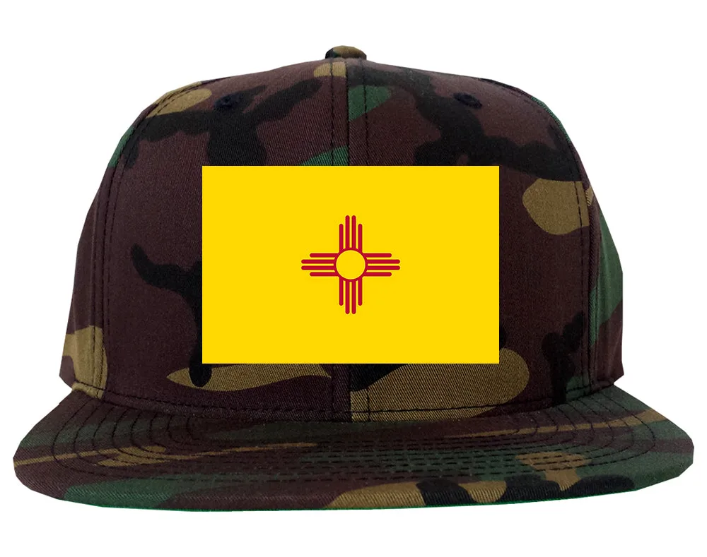 New Mexico State Flag NM Chest Mens Snapback Hat