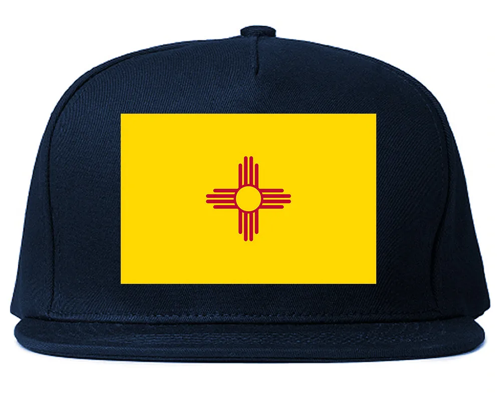 New Mexico State Flag NM Chest Mens Snapback Hat