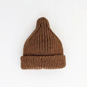 Pecan Peak Knit Beanie Hat for Babies, Toddlers & Kids