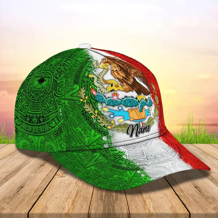 Personalized Mexican 3D Baseball Cap for Men & Women, Mexican community in the US Hat