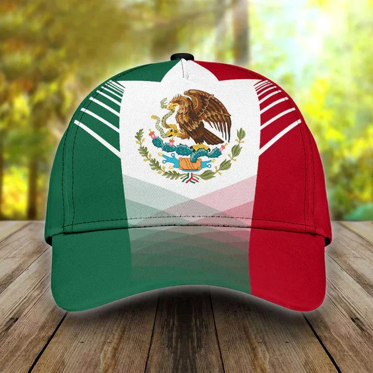 Personalized Mexican 3D Baseball Cap for Men & Women, Mexican community in the US Hat