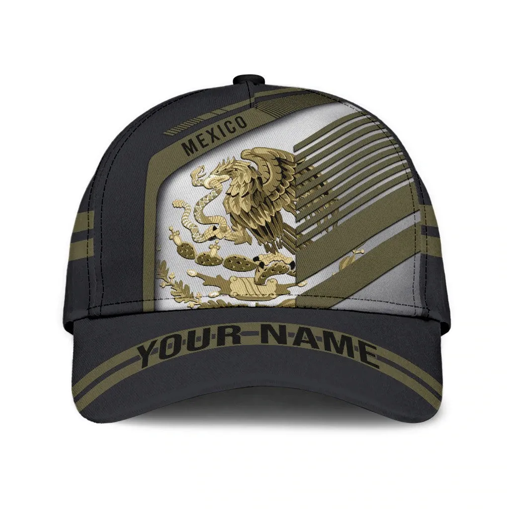 Personalized Mexican 3D Baseball Cap for Men & Women, Mexican community in the US Hat