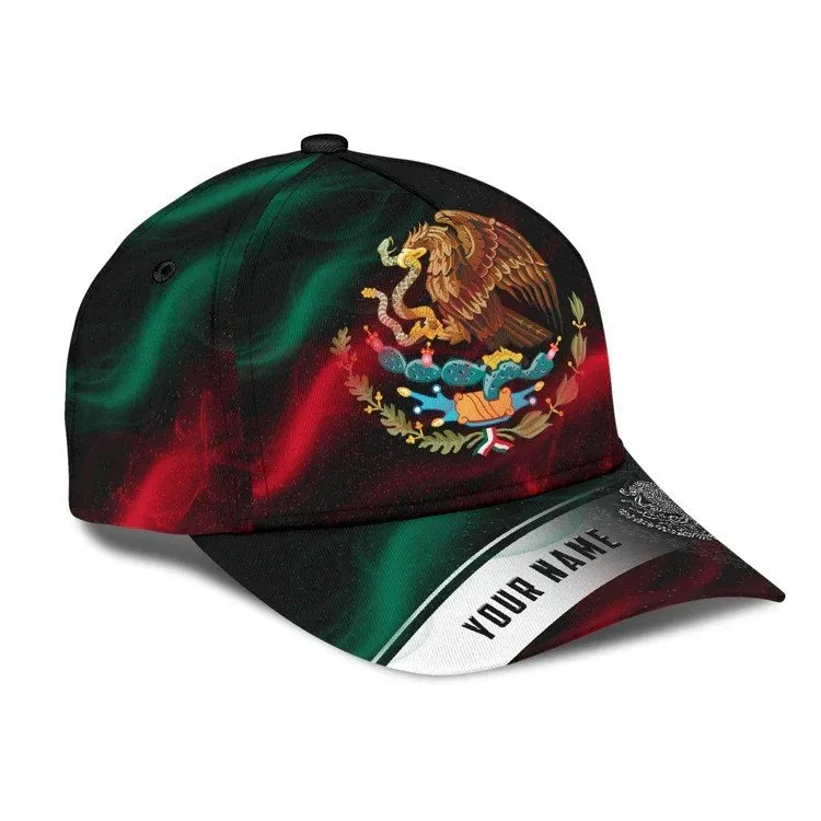 Personalized Mexican 3D Baseball Cap for Men & Women, Mexican community in the US Hat