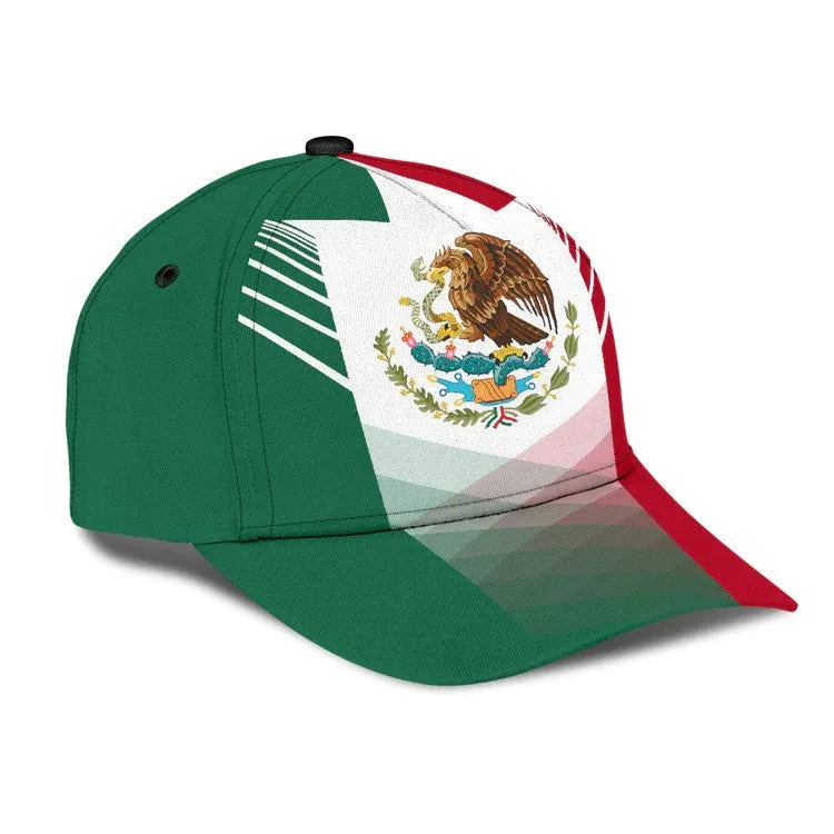 Personalized Mexican 3D Baseball Cap for Men & Women, Mexican community in the US Hat