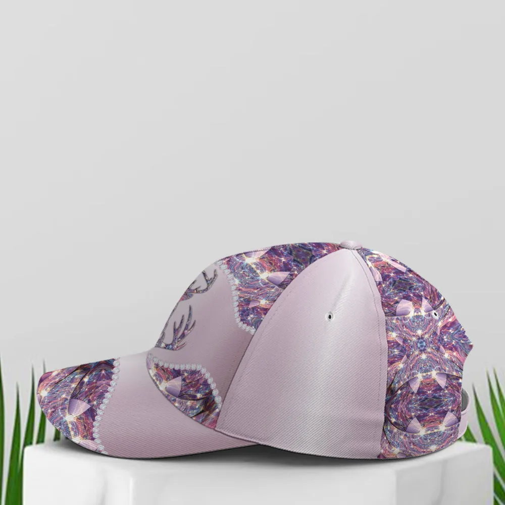 Purple Metallic Style Deer Hunting Baseball Cap Coolspod