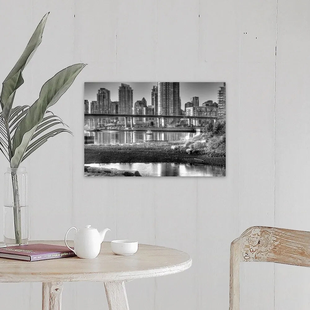 "Cambie Street Bridge" Canvas Wall Art