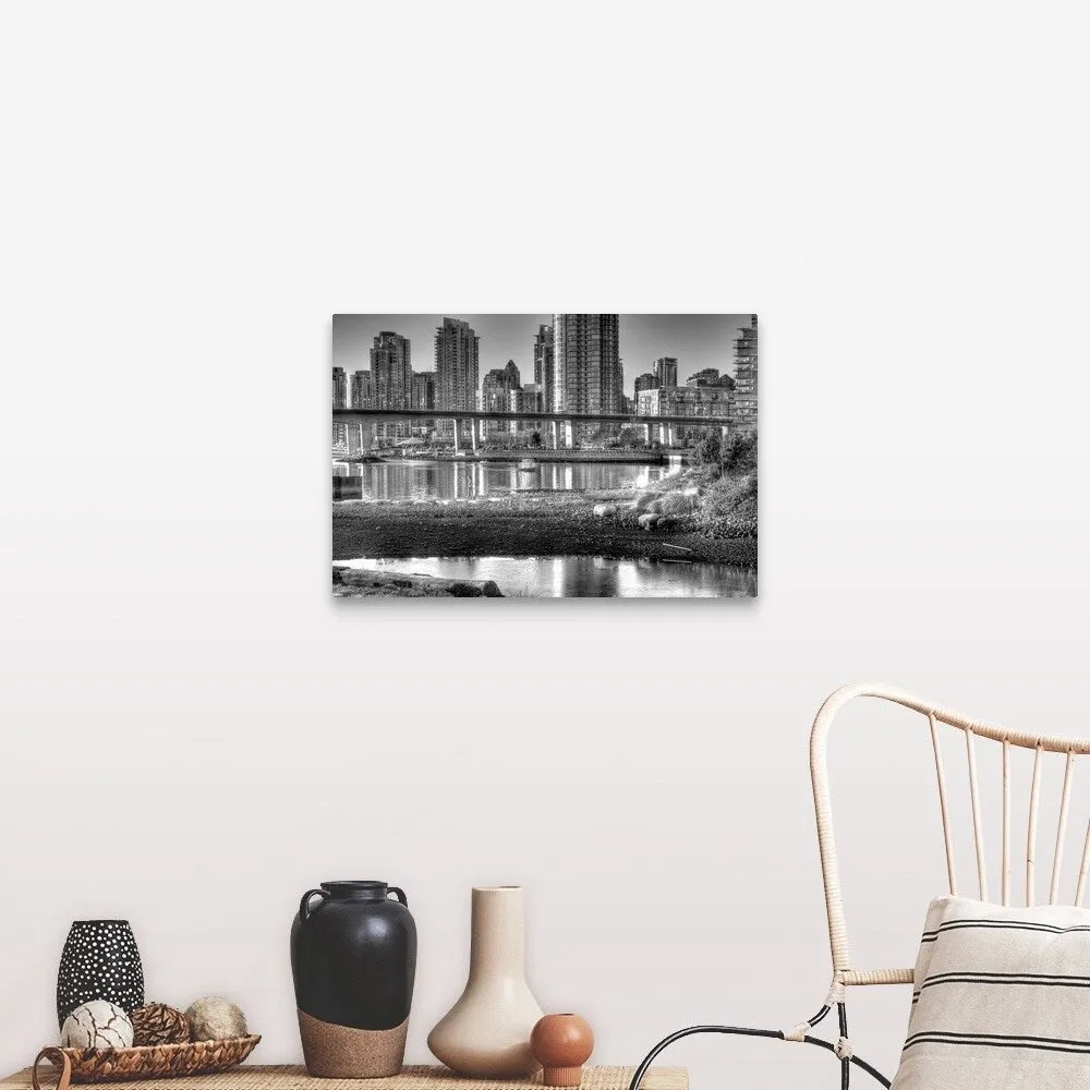 "Cambie Street Bridge" Canvas Wall Art