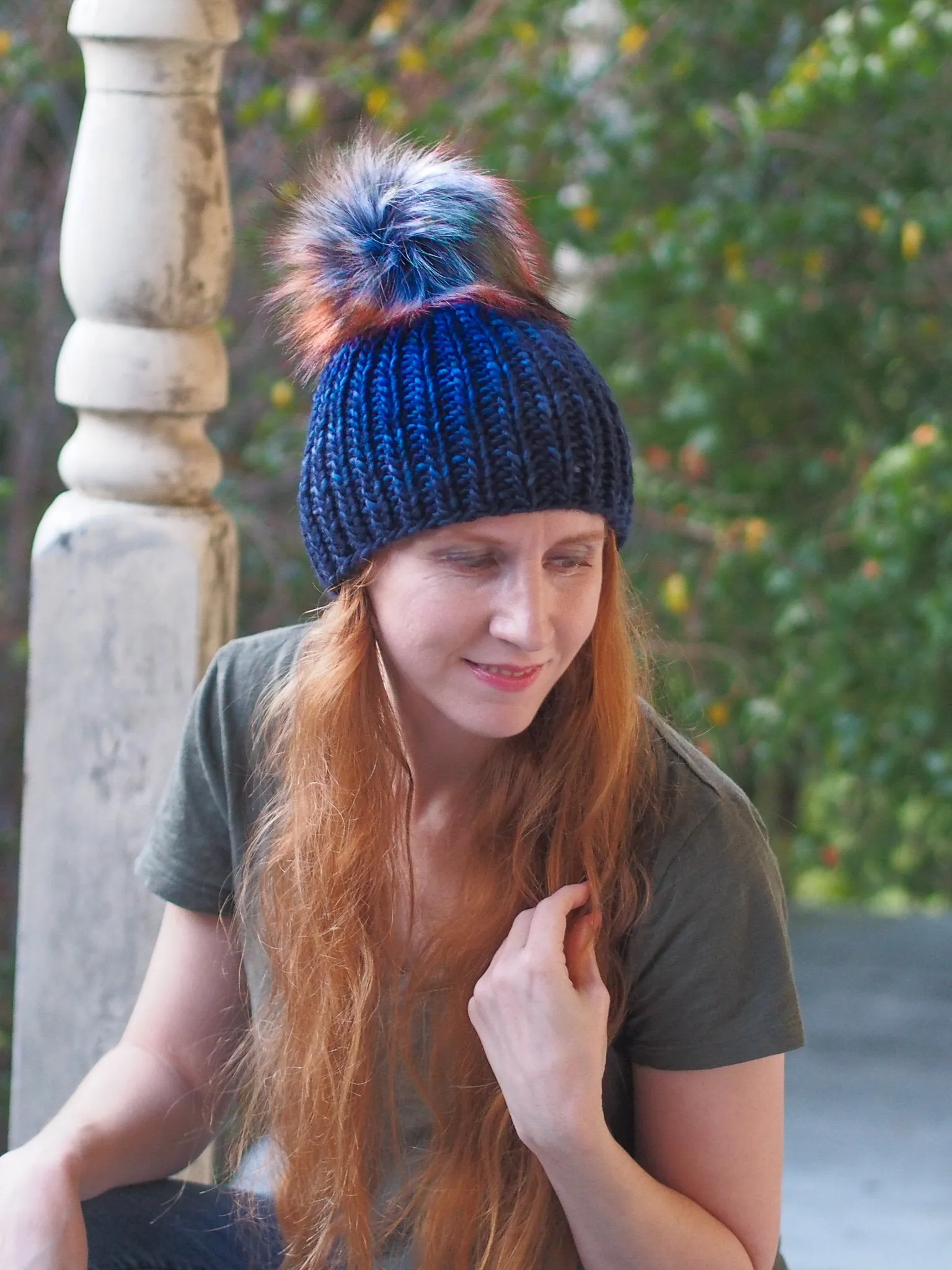 Ribbed Beanies Knitting Pattern Chunky Weight