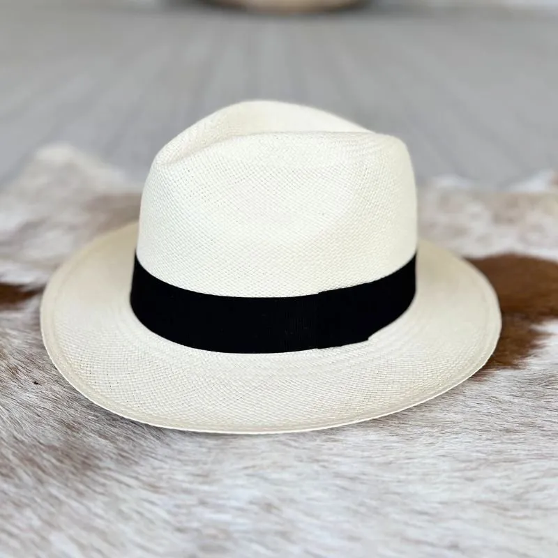 Ronnel Panama Straw Fedora - The Martin