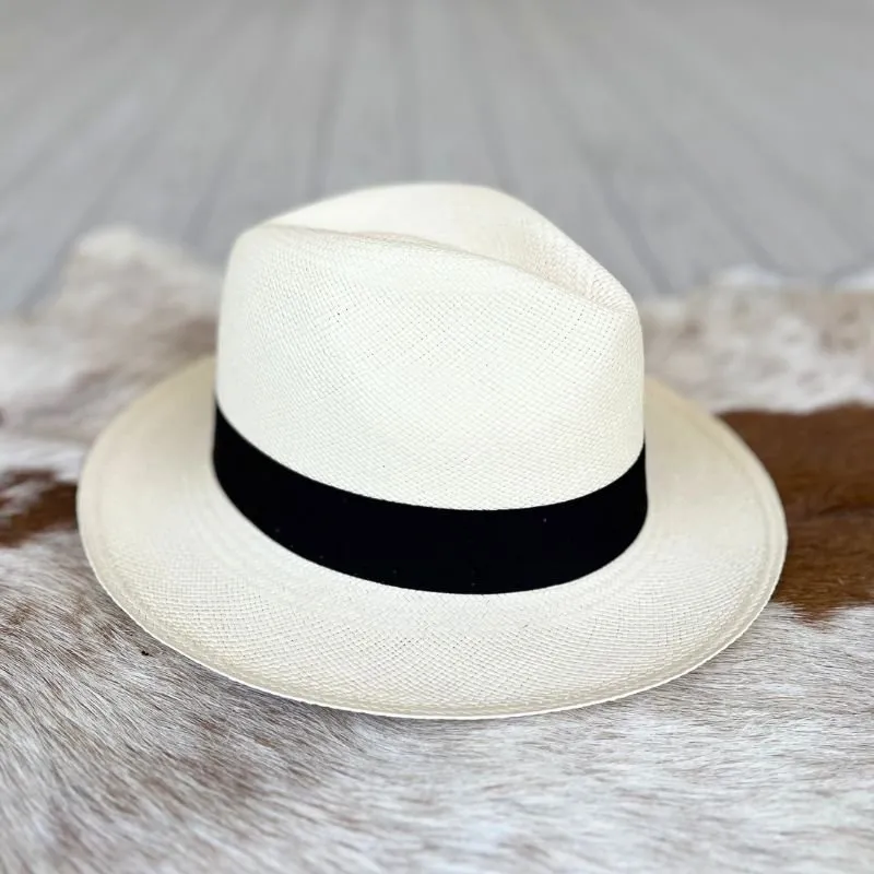 Ronnel Panama Straw Fedora - The Martin