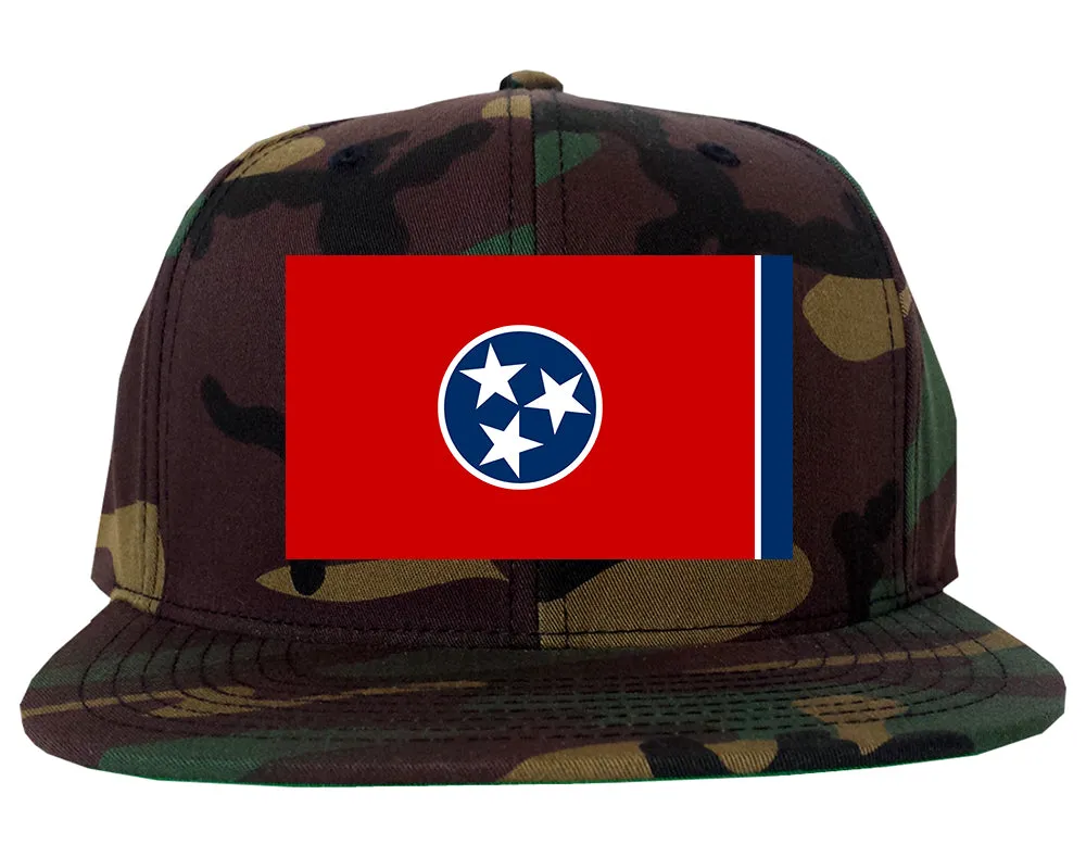 Tennessee State Flag TN Chest Mens Snapback Hat