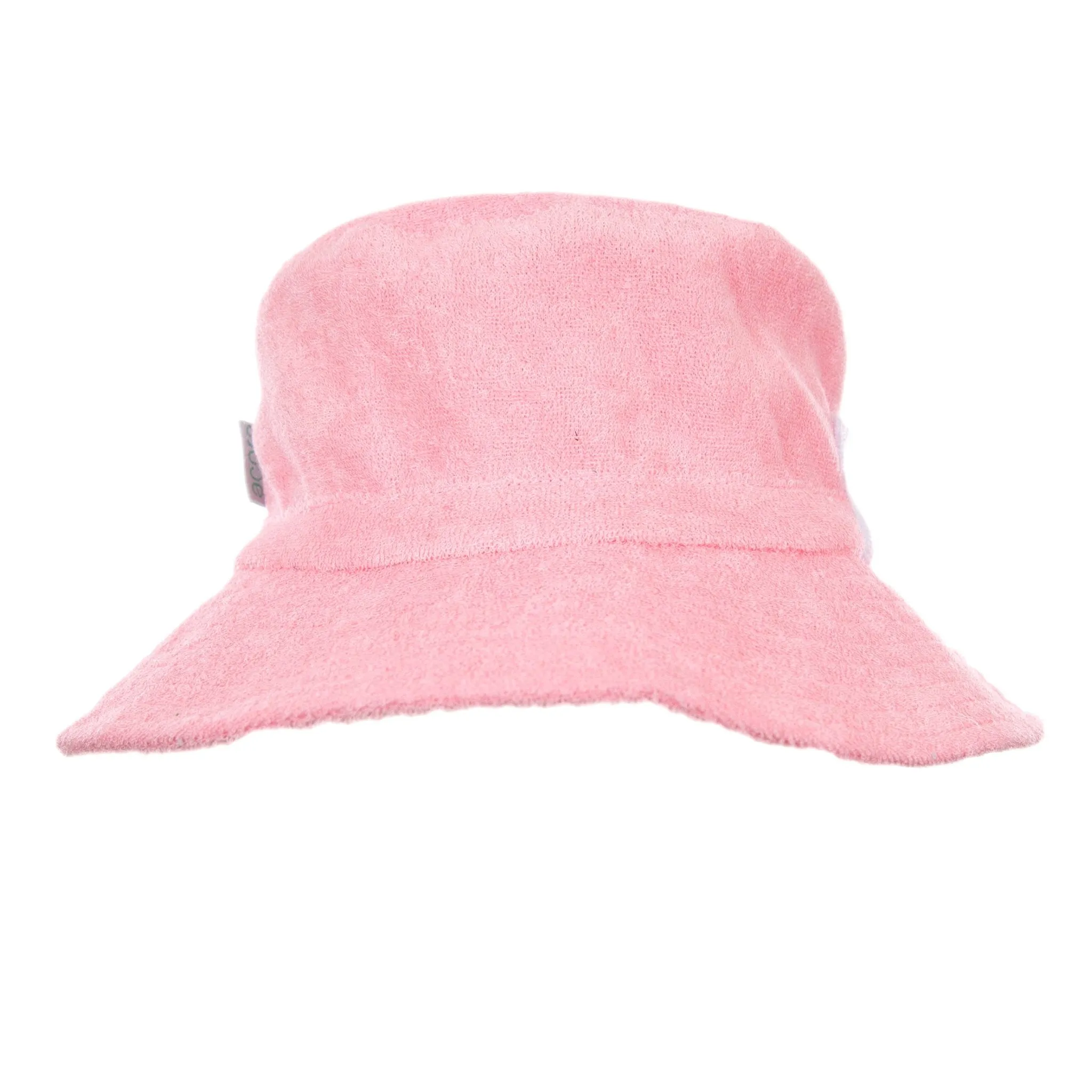 Terry Towelling Bucket Hat Light Pink