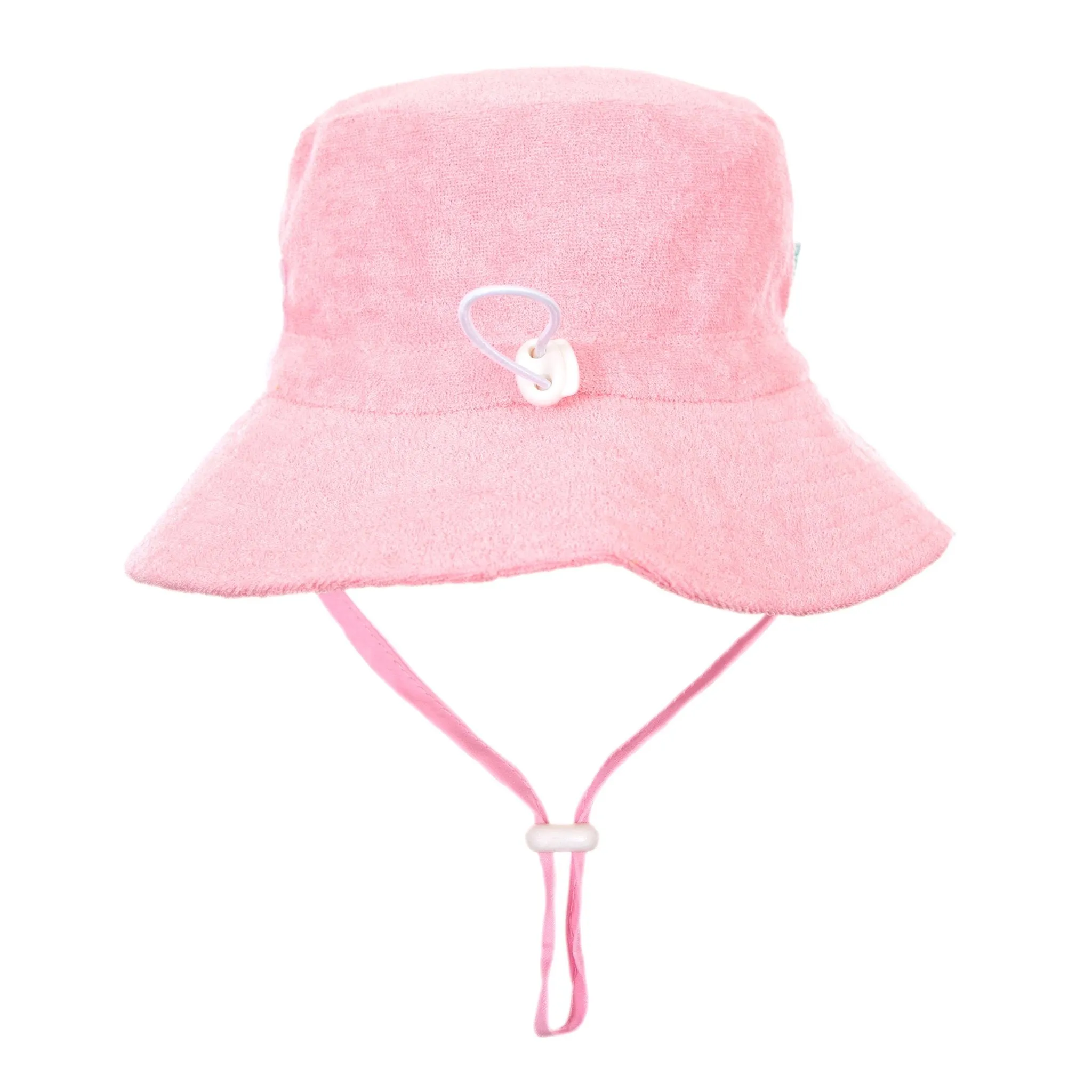 Terry Towelling Bucket Hat Light Pink