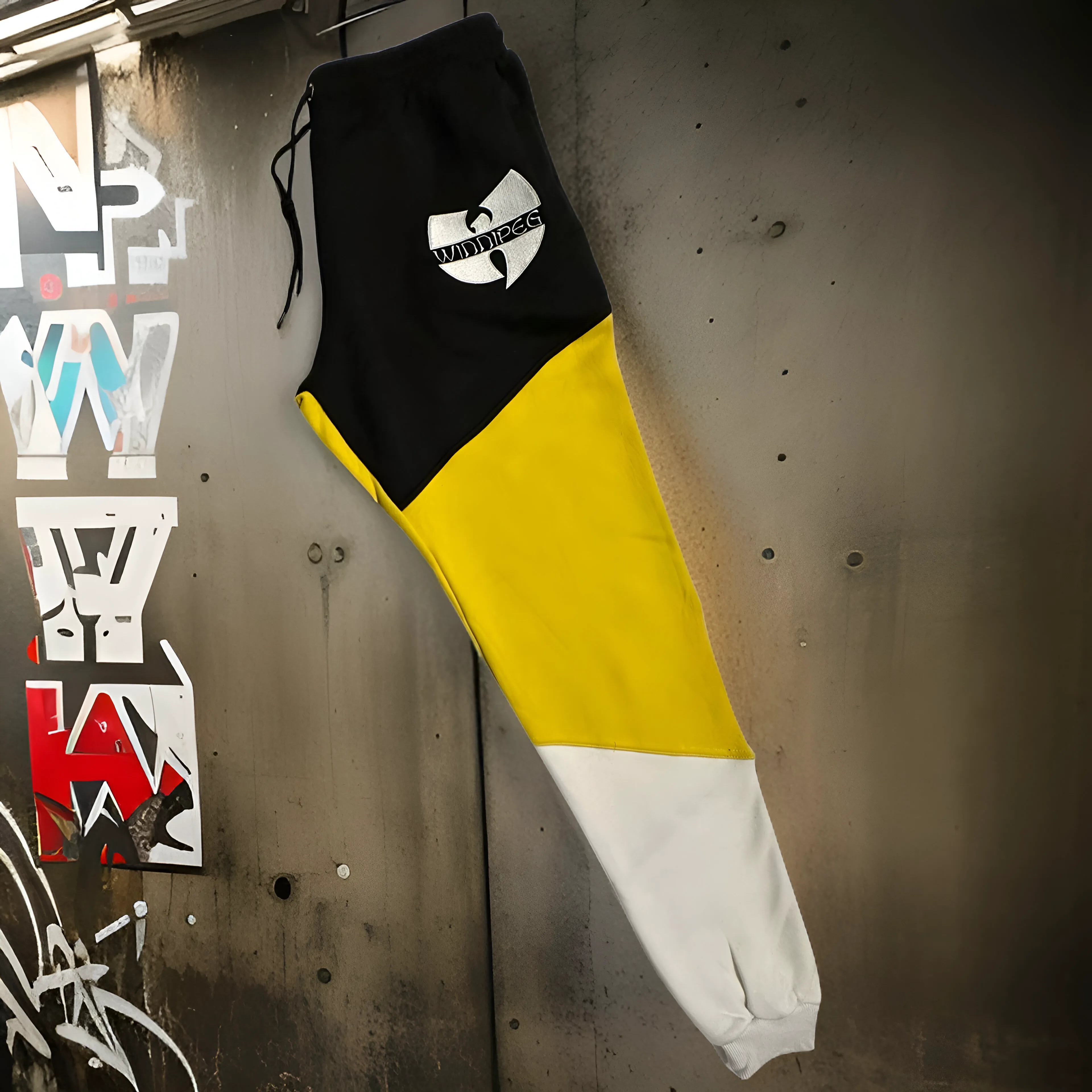 *WU-WINNIPEG* (3 TONE) JOGGER SWEATSUITS (EMBROIDERED LOGOS) (CUT & SEW)